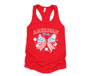 American Girl Tank Top, Fourth Of July Outfit, July 4th Tank, 4th Of July Tank Top, USA Shirt, USA Tank Top, Independence Day Shirt