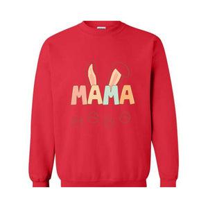 Custom Mama Easter Sweatshirt, Mama Sweatshirt With Kids Names, Happy Easter Sweater, Personalized Easter Day Sweater