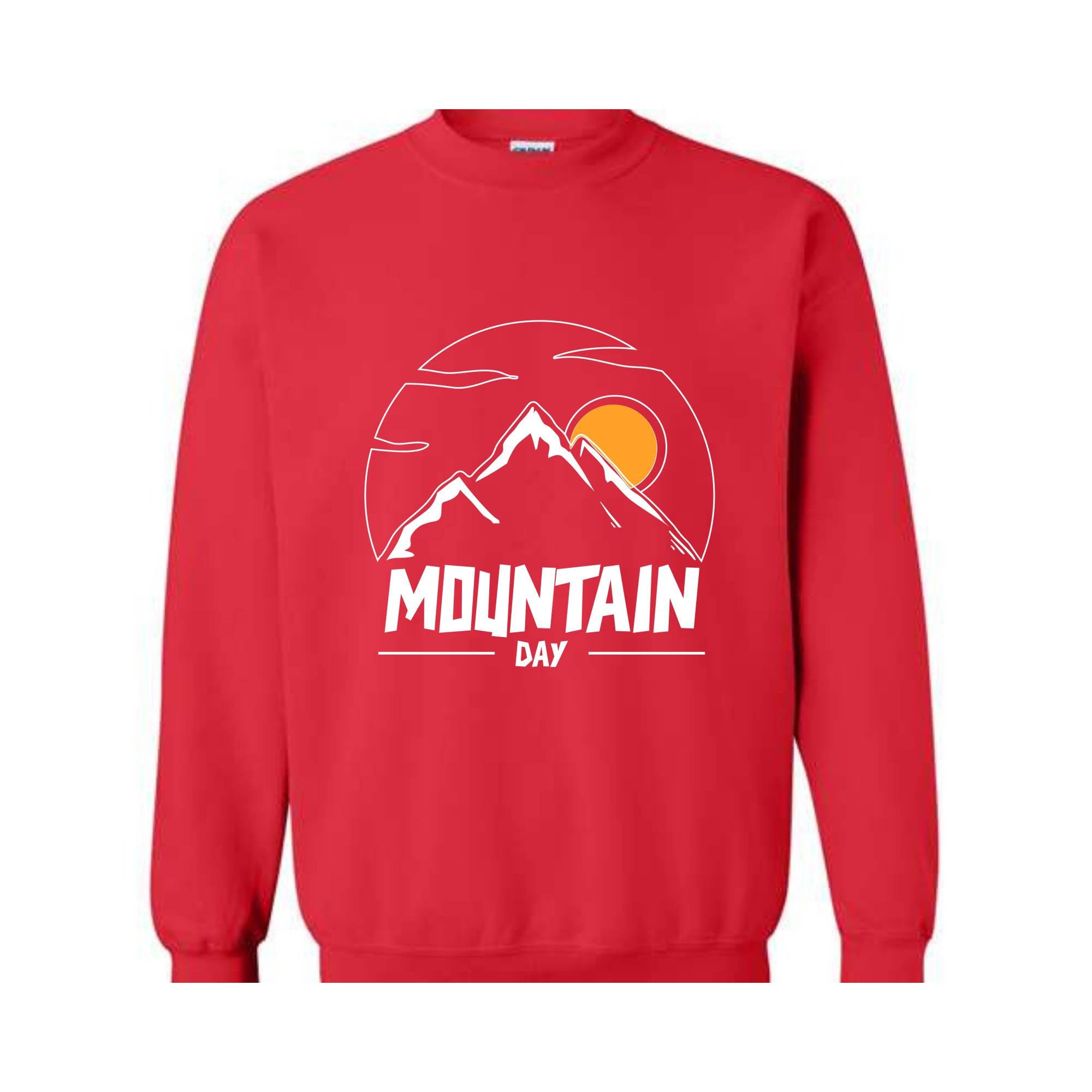 Mountain Day Sweathirt, Happy Weekend Sweatshirt, Positive Sweatshirt, inspirational Sweater, Good Vibes Hoodie