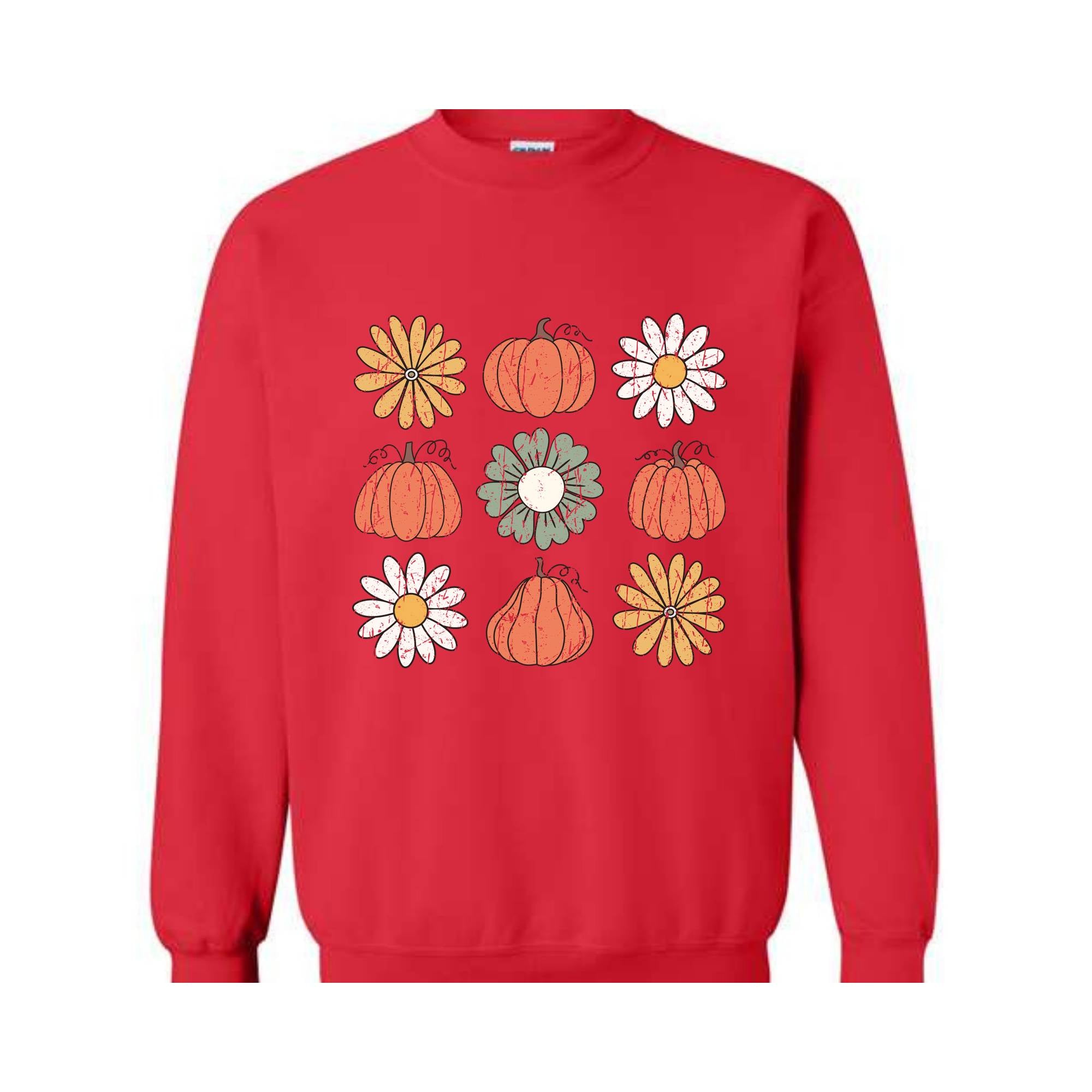 Retro Fall Sweatshirt, Pumpkin Sweatshirt, Pumpkin Spice Shirt, Autumn Sweater, Cute Fall Crewneck, Fall Crewneck, It's Fall Y'all