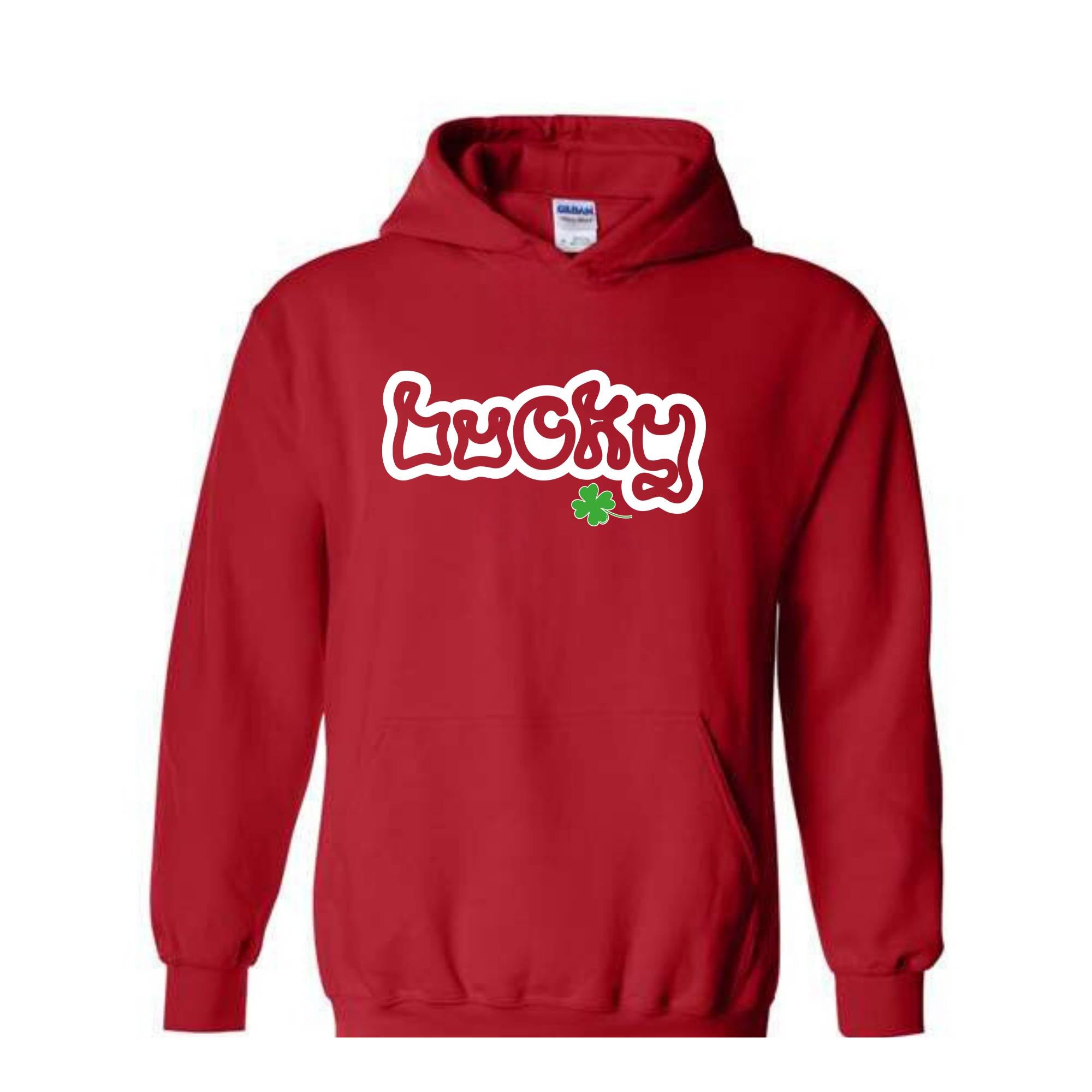 Lucky St Patrick's Sweatshirt, Lucky Hoodie, Lucky St Patrick's Gift, Lucky Charm, St Patrick's Hoodie, St Patrick's Apparel, Patricks Day