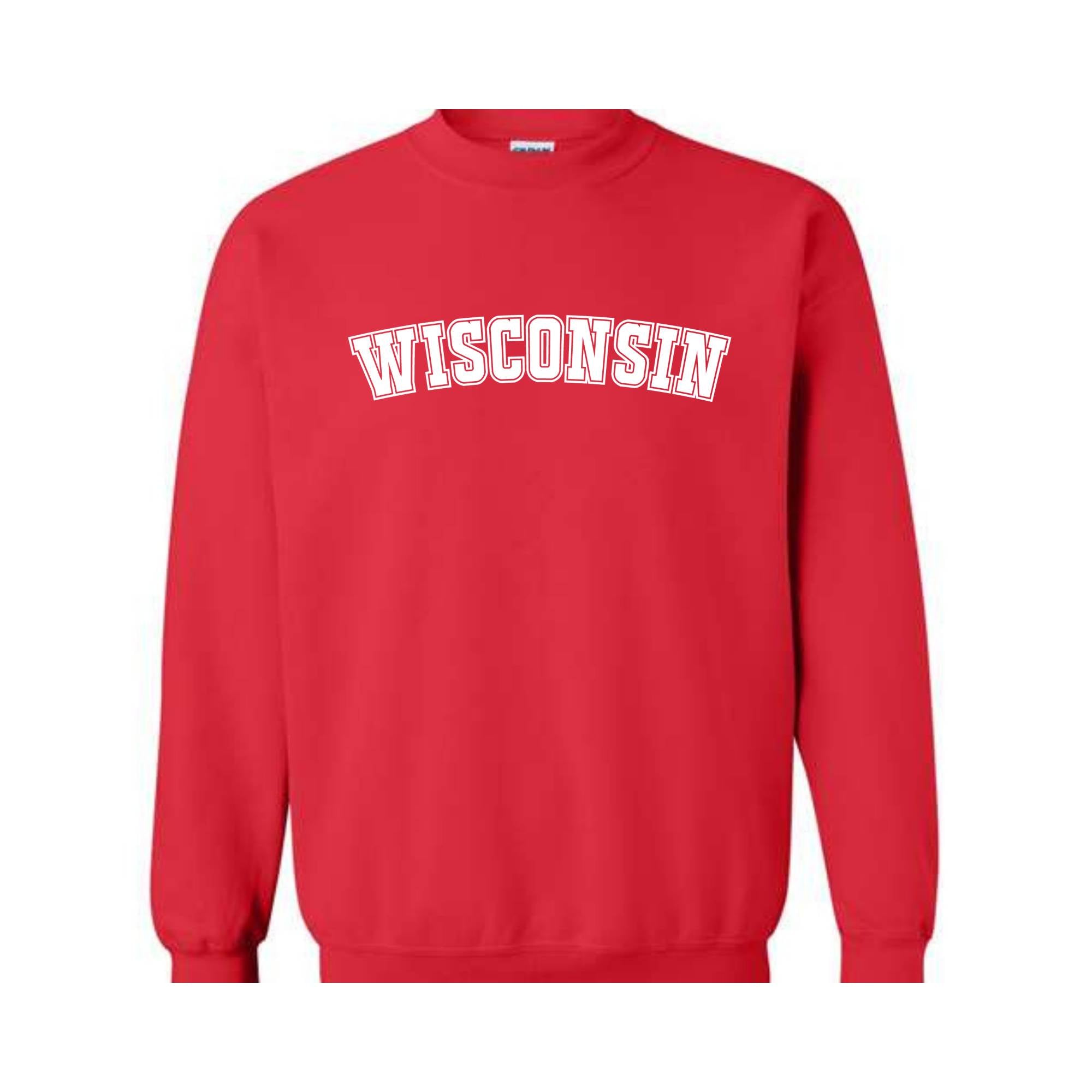 Wisconsin Sweatshirt, Wisconsin, Wisconsin State, Wisconsin Gifts, Wisconsin Sweater, Wisconsin Gift, Wisconsin Crewneck