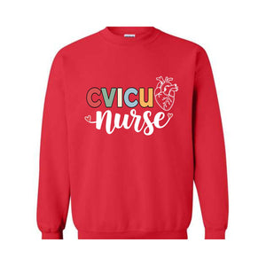 CVICU Nurse Sweatshirt, Cardiovascular ICU Nurse Hoodie, CVICU Nursing Gifts, Cardiovascular Intensive Hoodie, Cvicu Graduation Hoodie