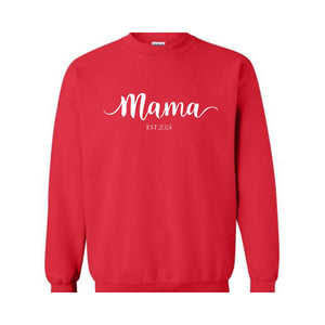 Personalized Mama Sweatshirt With Kids Names, Mama Sweatshirt, Mom Sweatshirt, Gift for Mom, Mama with Kids Names.