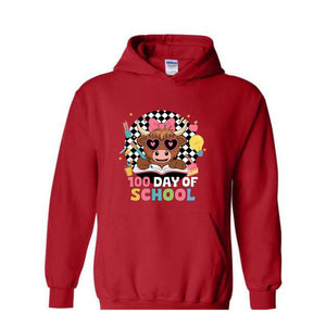 100 Days Of School Sweatshirt, 100 Days Hoodie, School Hoodie, Teacher gift, Teacher Hoodie, New Teacher Hoodie, Cute Mom Hoodie