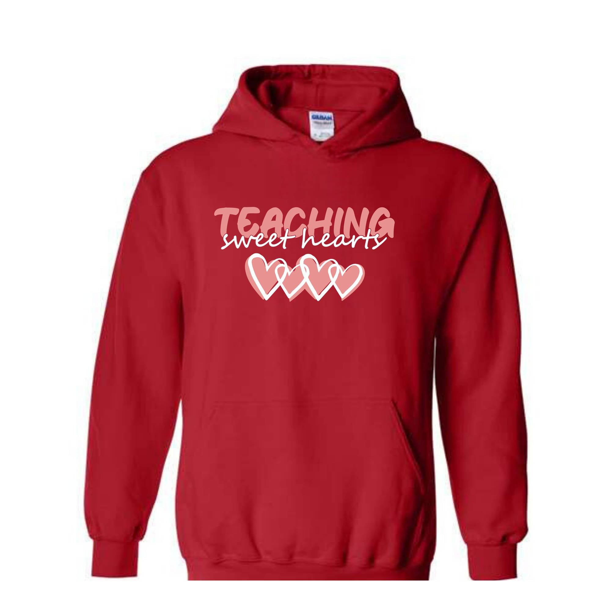 Teaching Sweethearts Valentines Sweatshirt, Teacher Life Sweatshirt, Valentines Day Sweatshirt, Valentines Day Gifts