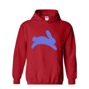 Rabbit Hoodie, Hipster Bunny Hoodie, Bunny Lover Hoodie, Wildlife Hoodie, Hare Hoodie