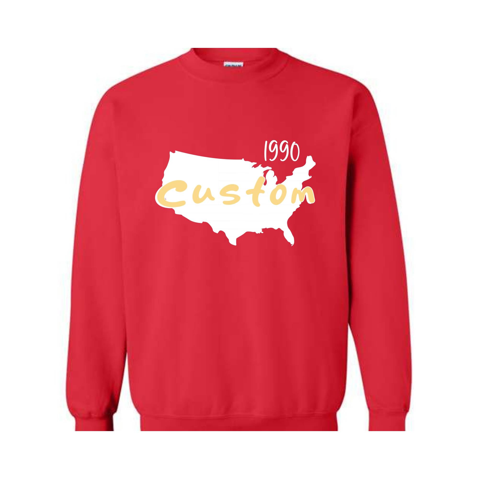 Custom your State Sweater, States Sweater, Taxes Sweater, Boston Sweater, States Name, Custom Date the state was founded Sweater