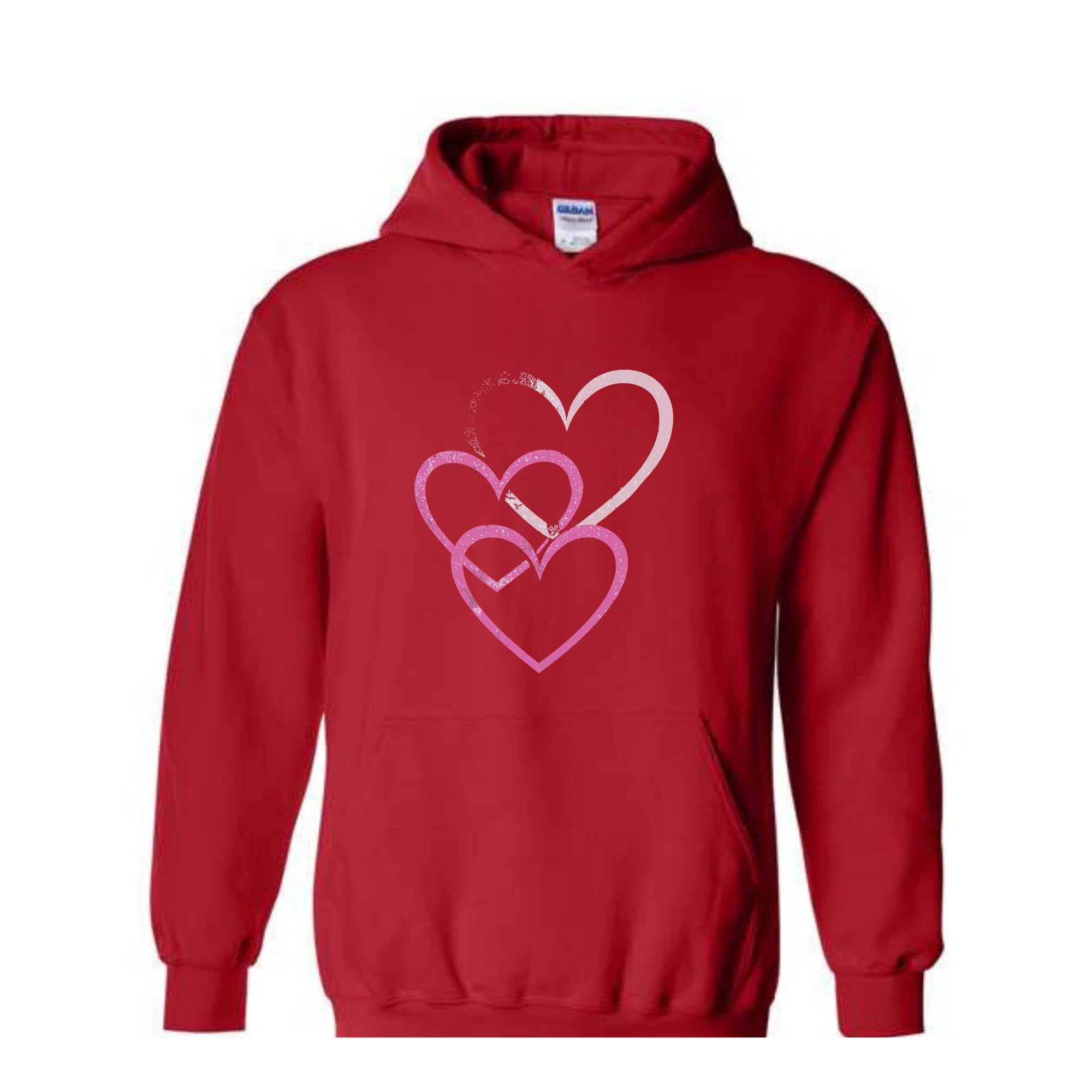 Hearts Valentine Sweatshirt, Valentines Hoodie, Trendy Hearts Hoodie, Cute Hearts Hoodie, Best Valentines Hoodie, Cute Mom Hoodie