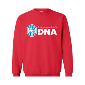 Trees are nature's DNA Swetshirt, DNA Tree Of Life Hoodie, Science Teacher Sweatshirt, Biology Sweatshirt, Science Gift, 100 Days Of School