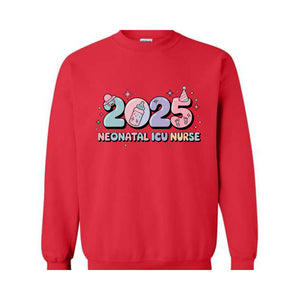 2025 Neonatal ICU Nurse Sweatshirt, Care Nurse Gifts