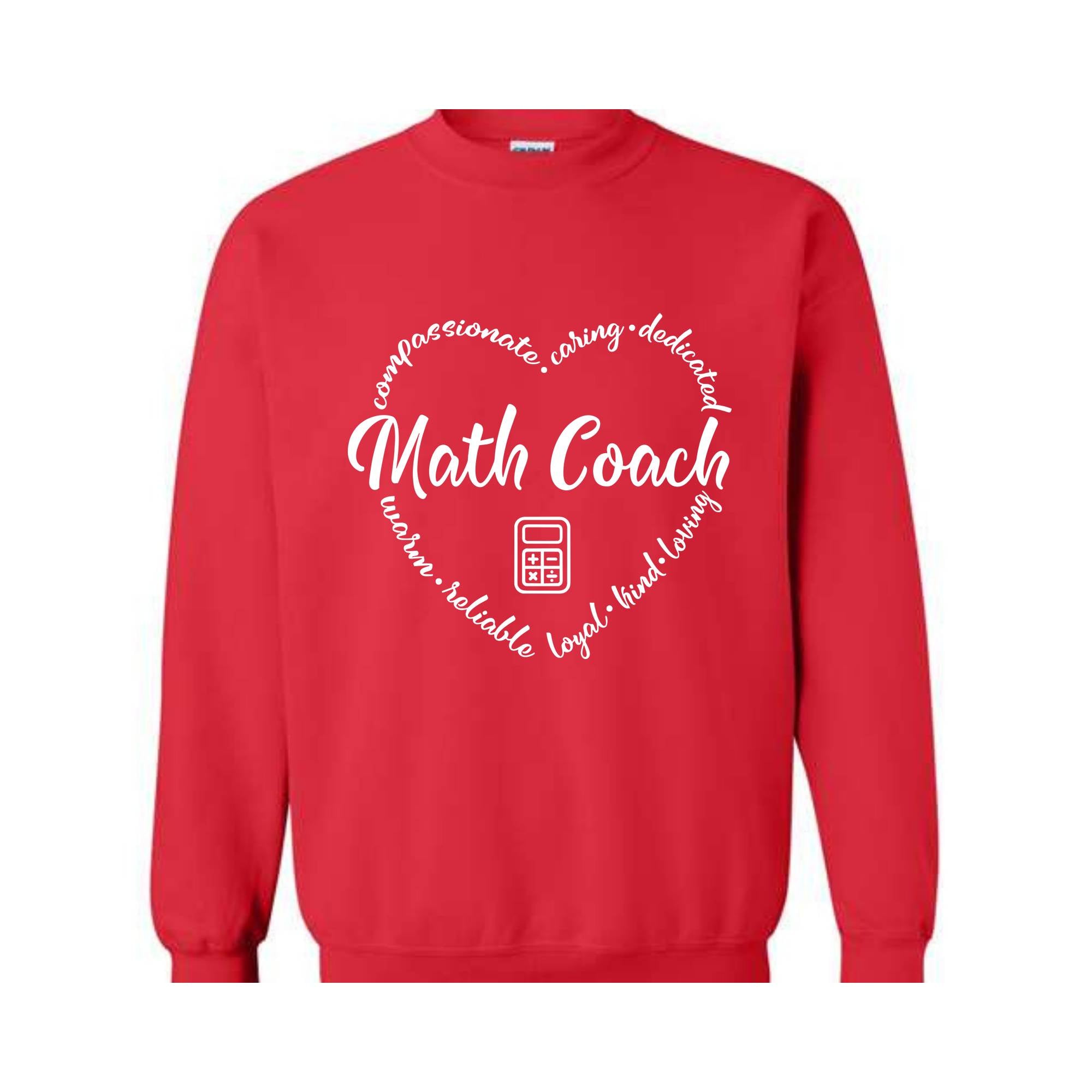 Math Coach Sweatshirt, Instructional Coach, Instructional Math Coach, Math Teacher Tee, Math Coach Tee