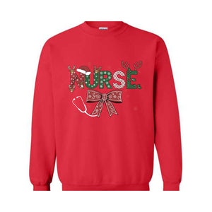 Christmas Nurse Sweatshirt, Christmas Nursing Sweat, Nurse Life Christmas Sweater, School Nurse Christmas