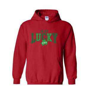 In My Lucky Era Hoodie, Saint Patrick Day Hoodie, Irish Hoodie, Shamrock Hoodie, Irish Day Gift, Lucky Hoodie