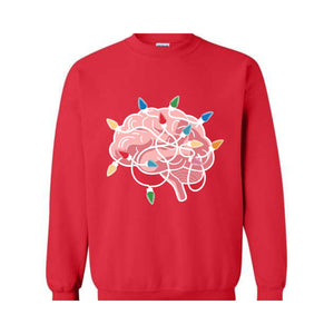 Brain Neuro Christmas Sweatshirt