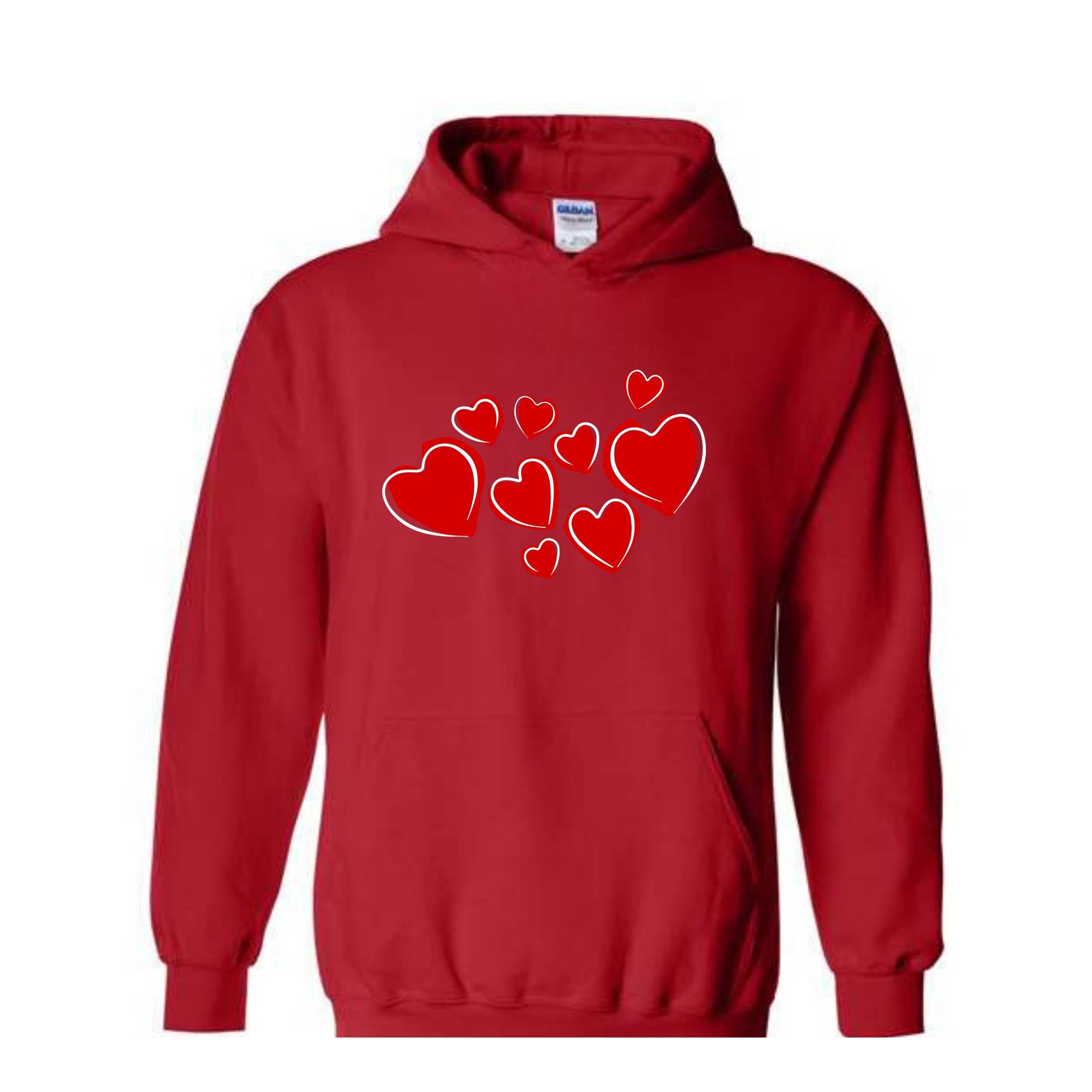 Heart Hoodie, Valentine Hoodie, Cute Valentine Hoodie, Valentine's Day Hoodie, Love Hoodie