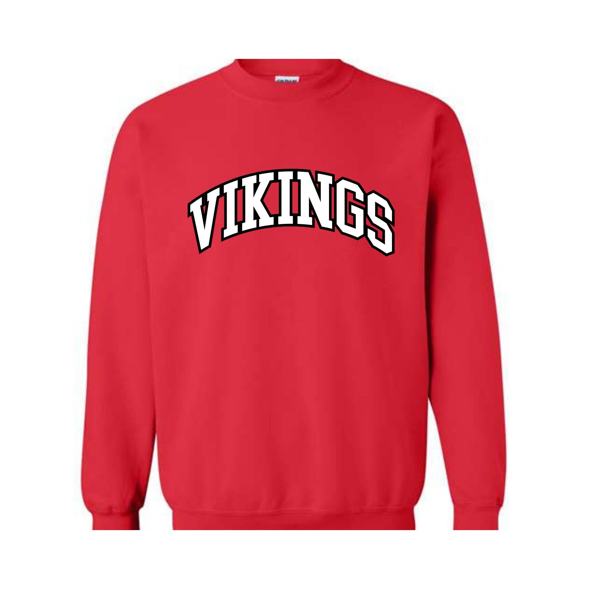 Vikings Football Team Sweatshirt, Go Vikings Sweatshirt, Leopard Go Vikings Tee, Vikings Mascot Sweatshirt, Vikings Cheer Tee