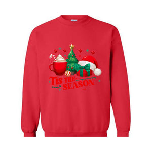 Tis The Season Sweatshirt, Christmas Tis The Season Sweatshirt, Merry Christmas Shirt, Christmas Sweatshirt, Cute Winter Sweatshirt