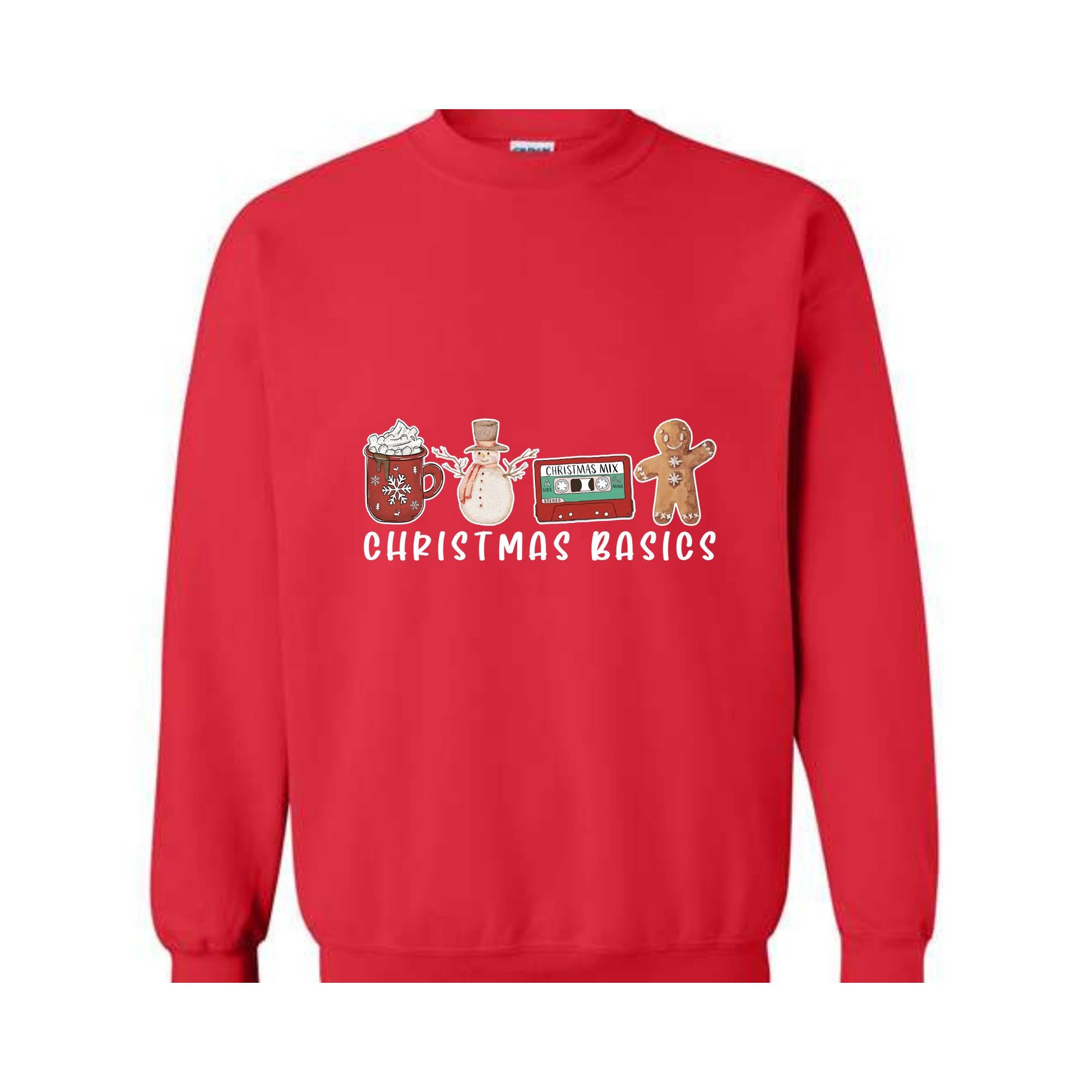 Christmas Basics Sweatshirt, Christmas Gifts, Cute Christmas Sweatshirt, Christmas Season Sweatshirt