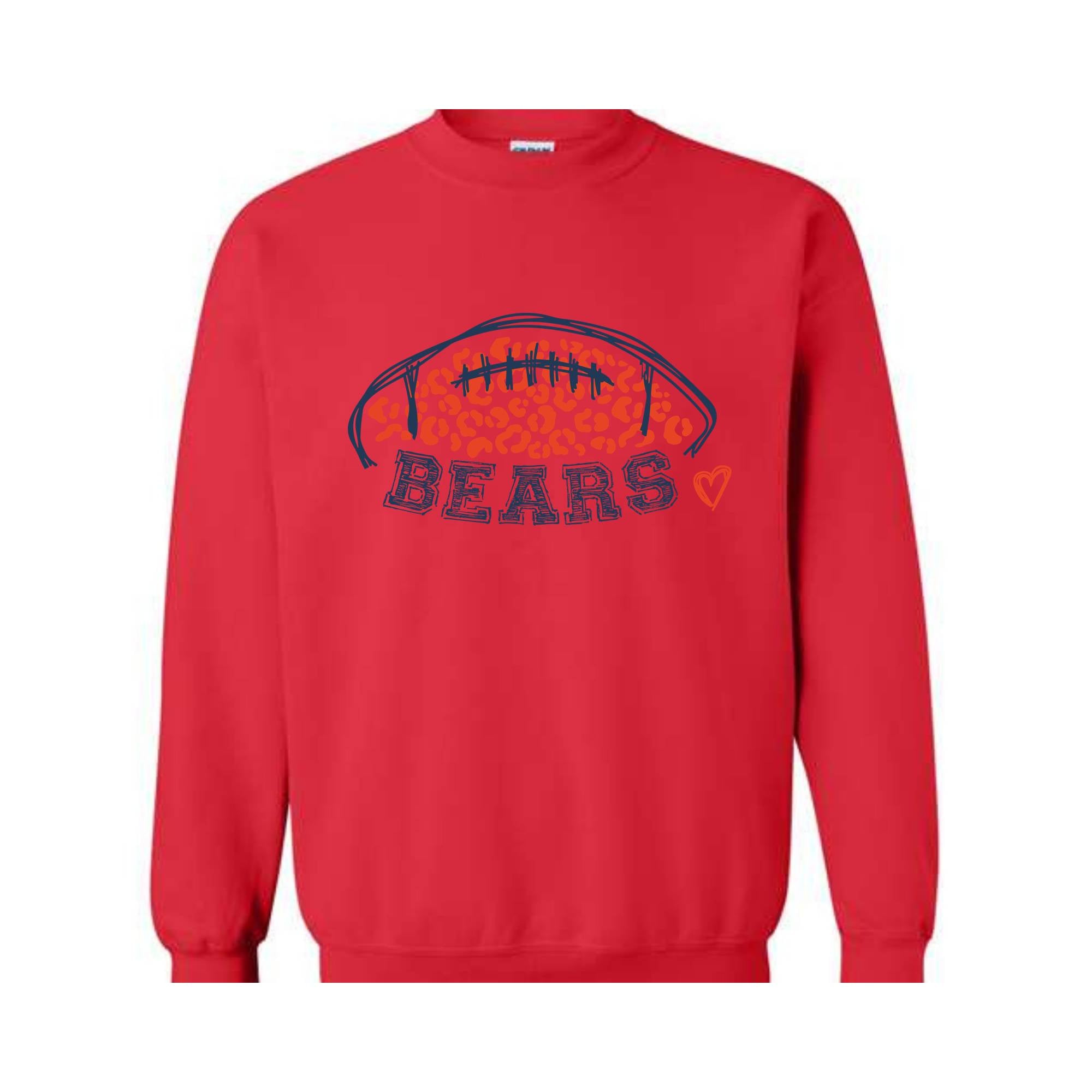 Bears Team Sweatshirt, Team Mascot Hoodie, Bears School Spirit Sweater, Game Day Sweatshirt, Bears College Mascot Hoodie