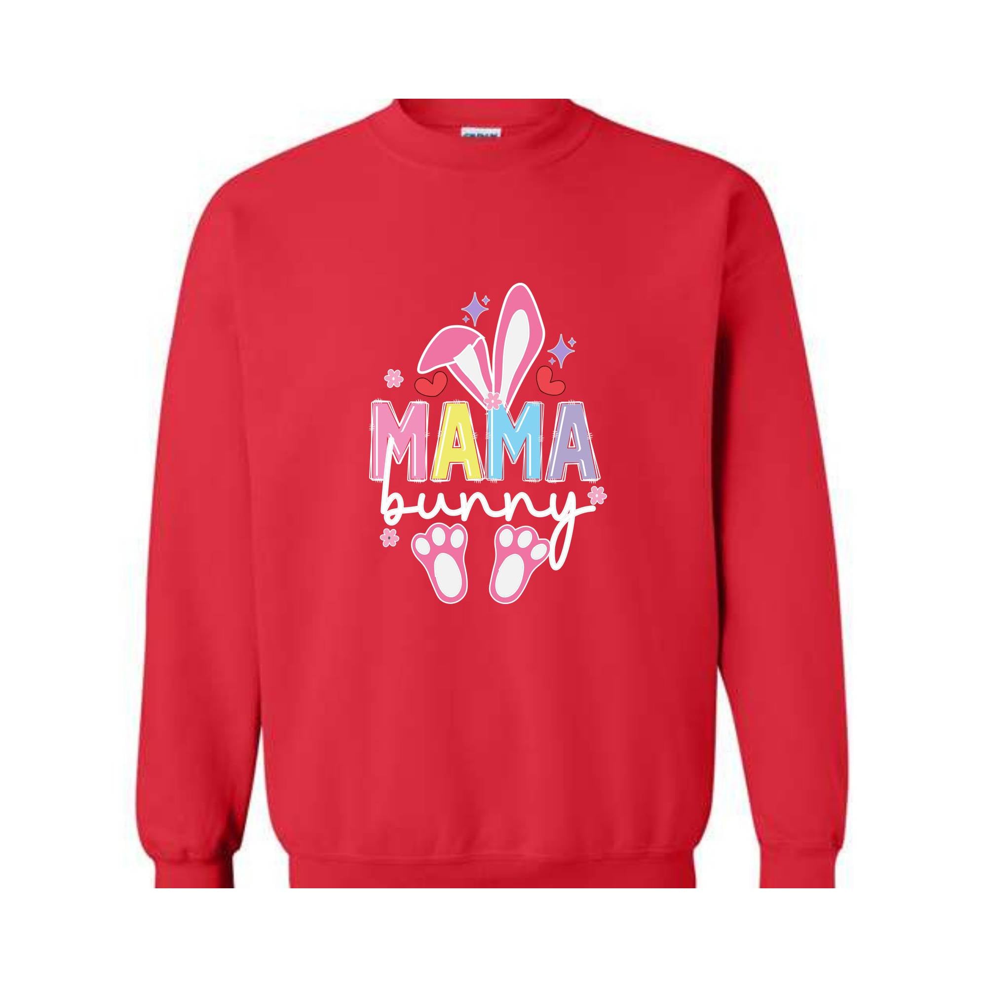 Mama Bunny Sweatshirt, Easter Sweatshirt, Easter Mom Sweatshirt, Mom Easter Day Gift, Bunny Sweatshirt, Happy Easter Day, Rabbit Sweatshirt