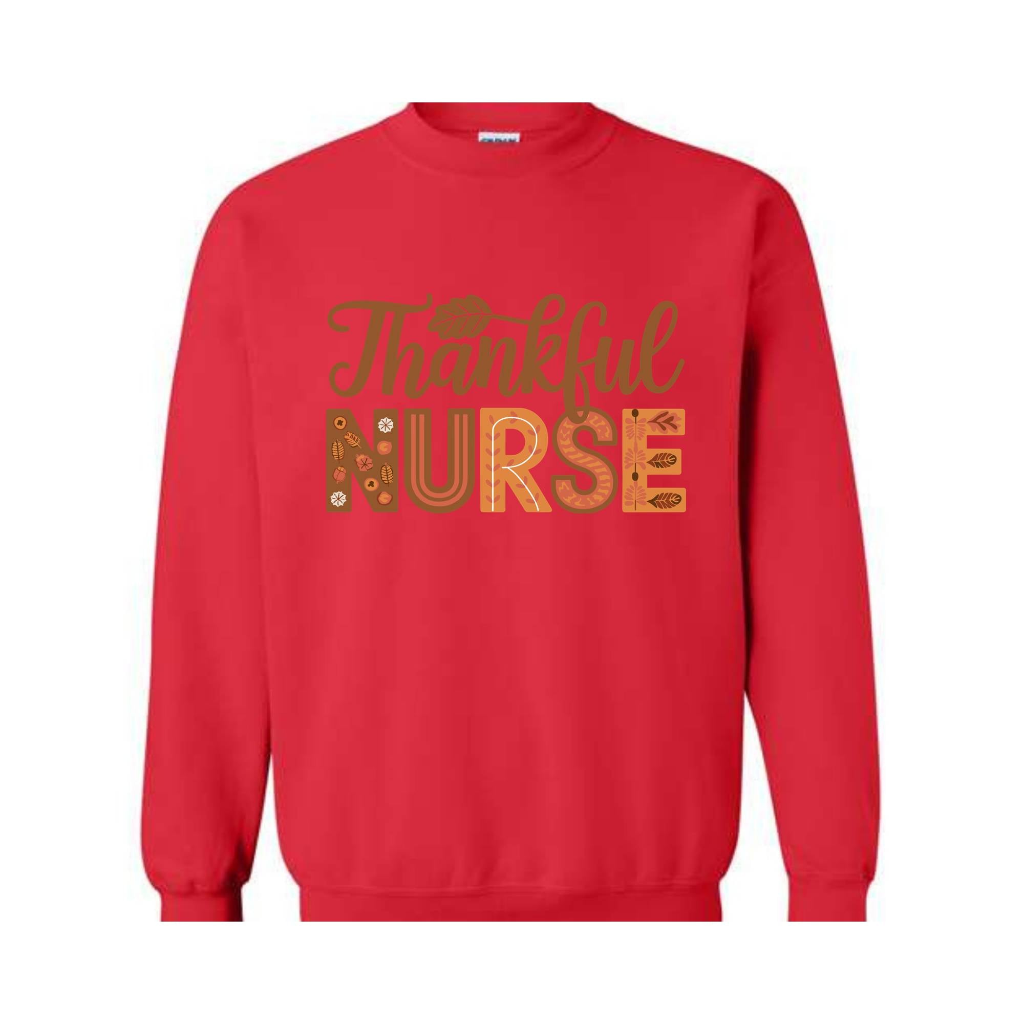 Thankful Nurse Sweatshirt, Nurse Gift, Thanksgiving Nurse,Thanksgiving shirt, Cute Thanksgiving Sweatshirt