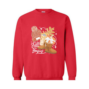 Fall Basics Crewneck Sweatshirt, Coquette Pumpkin Festival Cozy Shirt Sweater, Happy Fall Y’all, Fall Lover Shirt