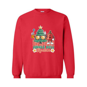 Jingle Bell Rockin' Sweatshirt, Christmas Party Sweater, Christmas Gift, Holiday Shirt, Funny Christmas Shirt, Christmas Party Sweater