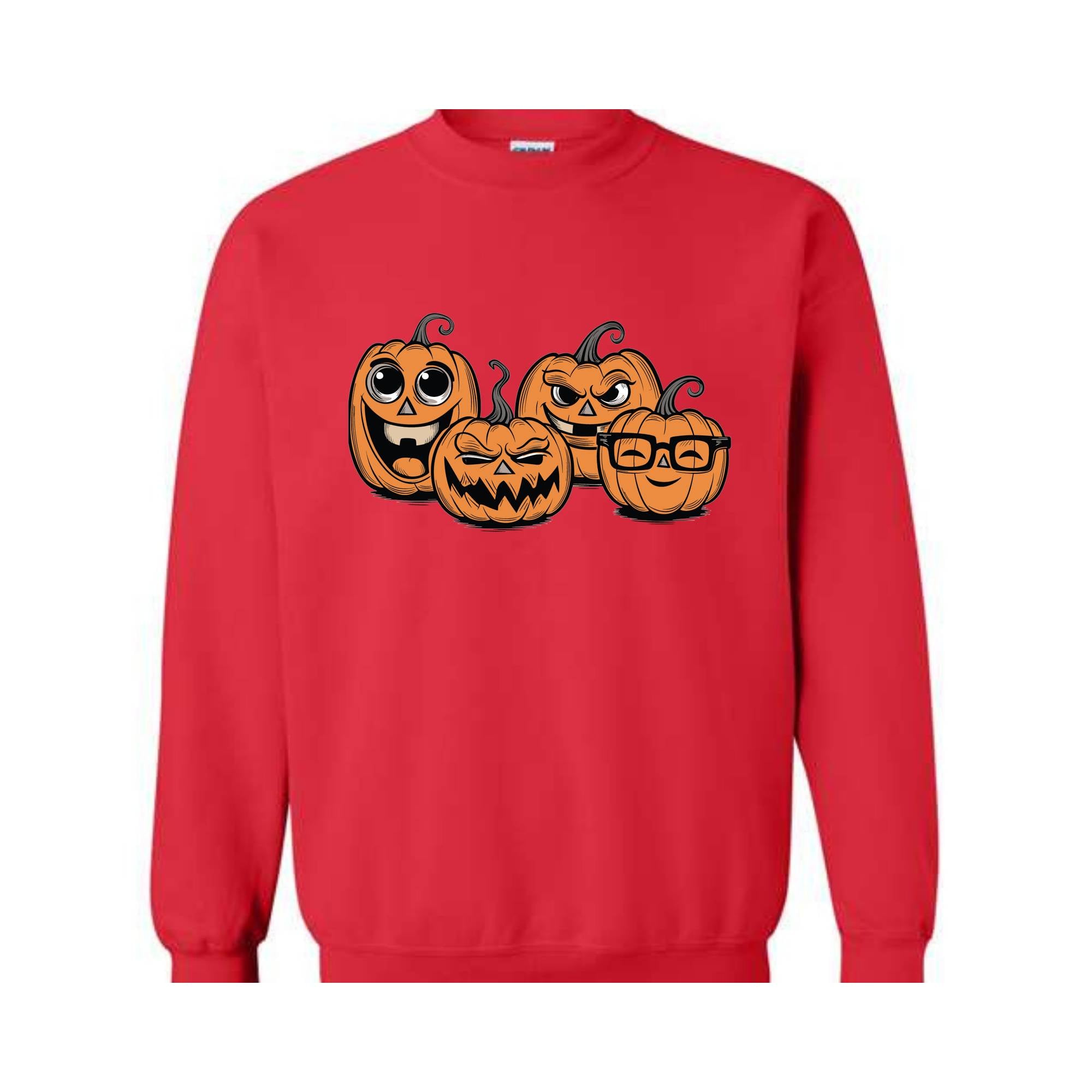 Pumpkin Sweatshirt, Pumpkin Sweater, Spooky HalloweenSweatshirt, Spooky Season, Fall Shirts, Halloween Sweater