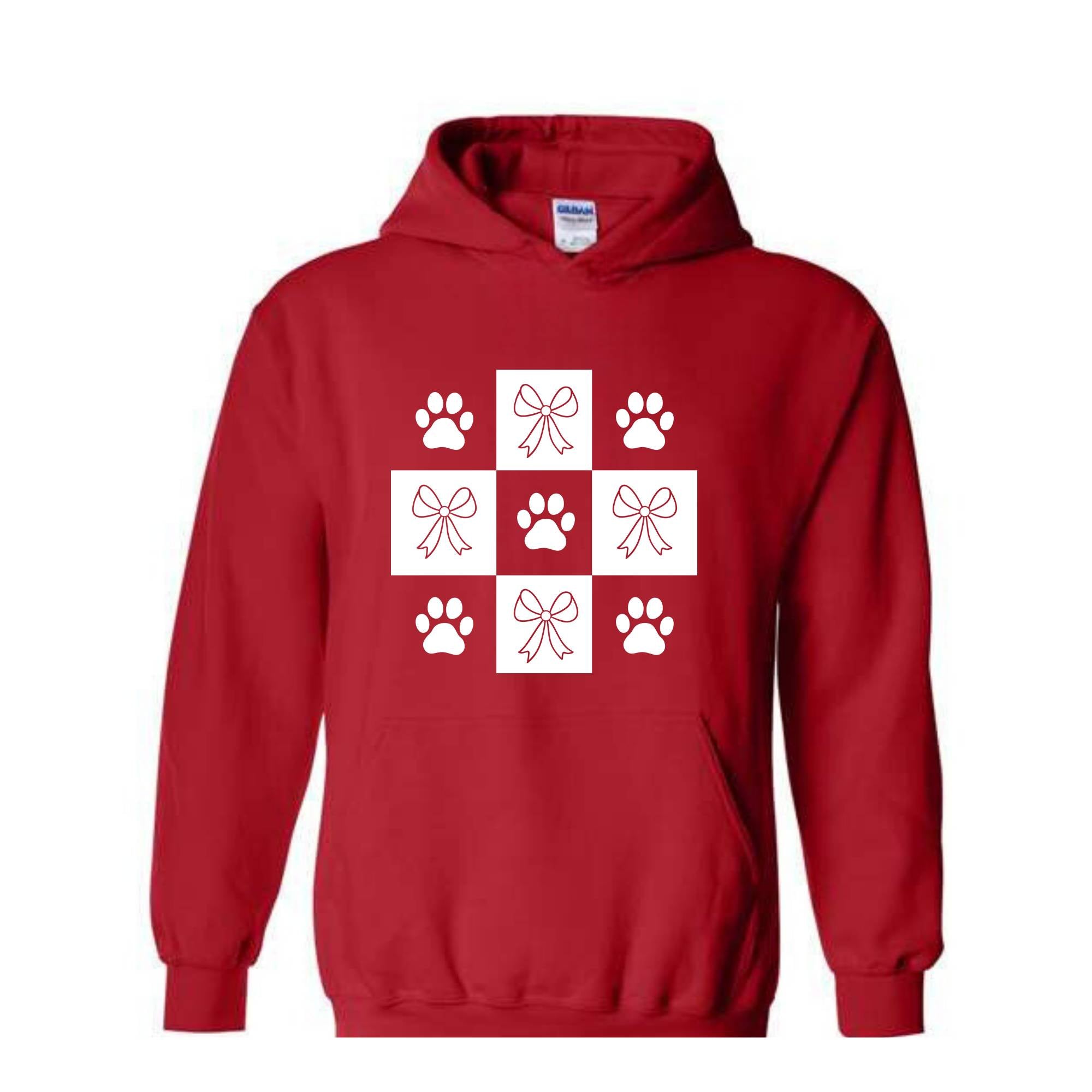 Dog Valentine Heart Sweatshirt, Valentine's Day Dog Hoodie, Pet Lover Gift Hoodie, Heart Paw Hoodie, Cute Dog Hoodie, Valentine's Hoodie