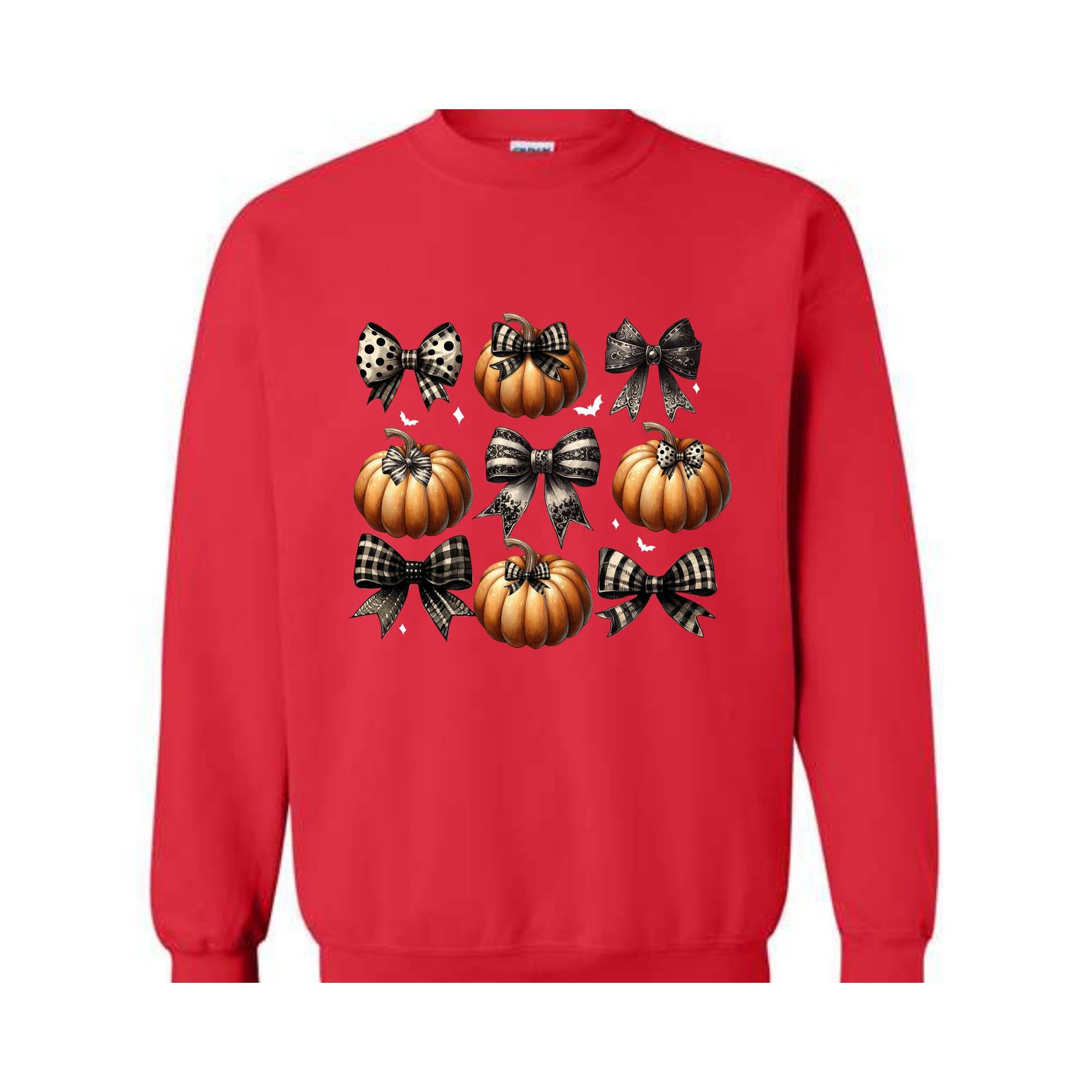 Coquette Halloween Sweatshirt, Pumpkin Sweatshirt, Halloween Crewneck, Halloween Gift, Pumpkin Spice Shirt, Spooky Season Sweater