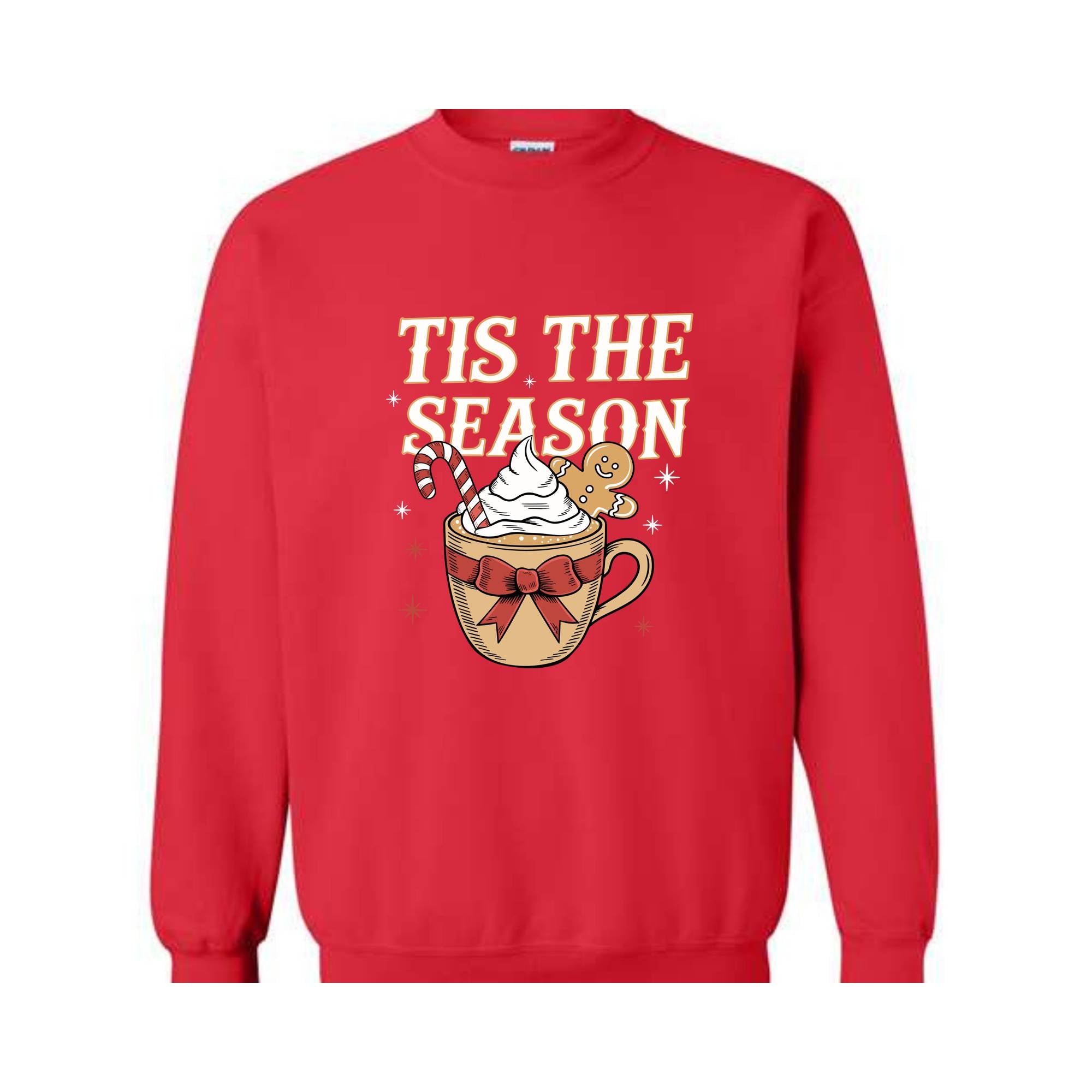 Tis the Season Sweatshirt, Christmas Coffee Sweat, Cute Christmas Sweatshirt, Gift for Mom