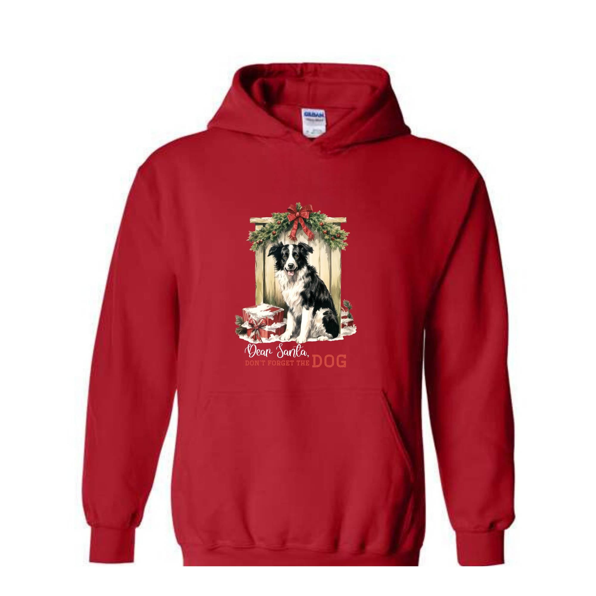 Dear Santa Don't Forget The Dog Hoodie, Christmas Hoodie, Christmas Gifs, Dog Hoodie, Santa Claus Hoodie