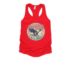 Freedom Tour Tank Top, Bald Eagle Shirt, July 4th Tank Top, USA Tank Top, Independence Day, 4th Of July Tank Top, Fourth Of July Outfit