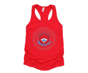 Chill The Fourth Out Tank, Funny 4th of July Tank, Retro 4th of July Tank, Independence Day Tank, American Popsicle Tank