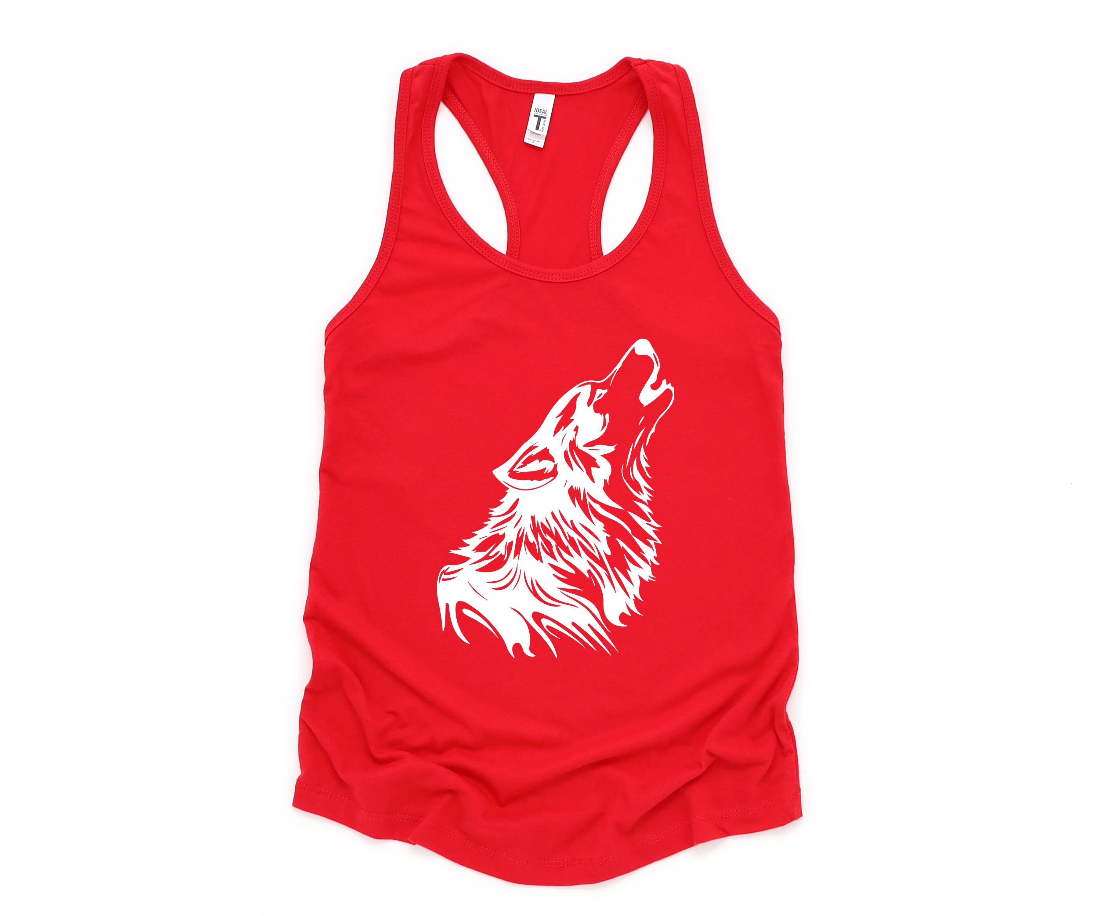 Wolf Tank Top, Howling Wolf Tank Top , Wolves Tank Top, Animal Tank Top, Camp Tank Top, Girls Tank Top, Gift for Mom