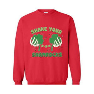 Shake Your Shamrock Sweatshirt, Funny St Paddy's Day Sweatshirt, Shake Your Shamrock Shirt, Cute Saint Patrick's Day Sweatshirt for Women