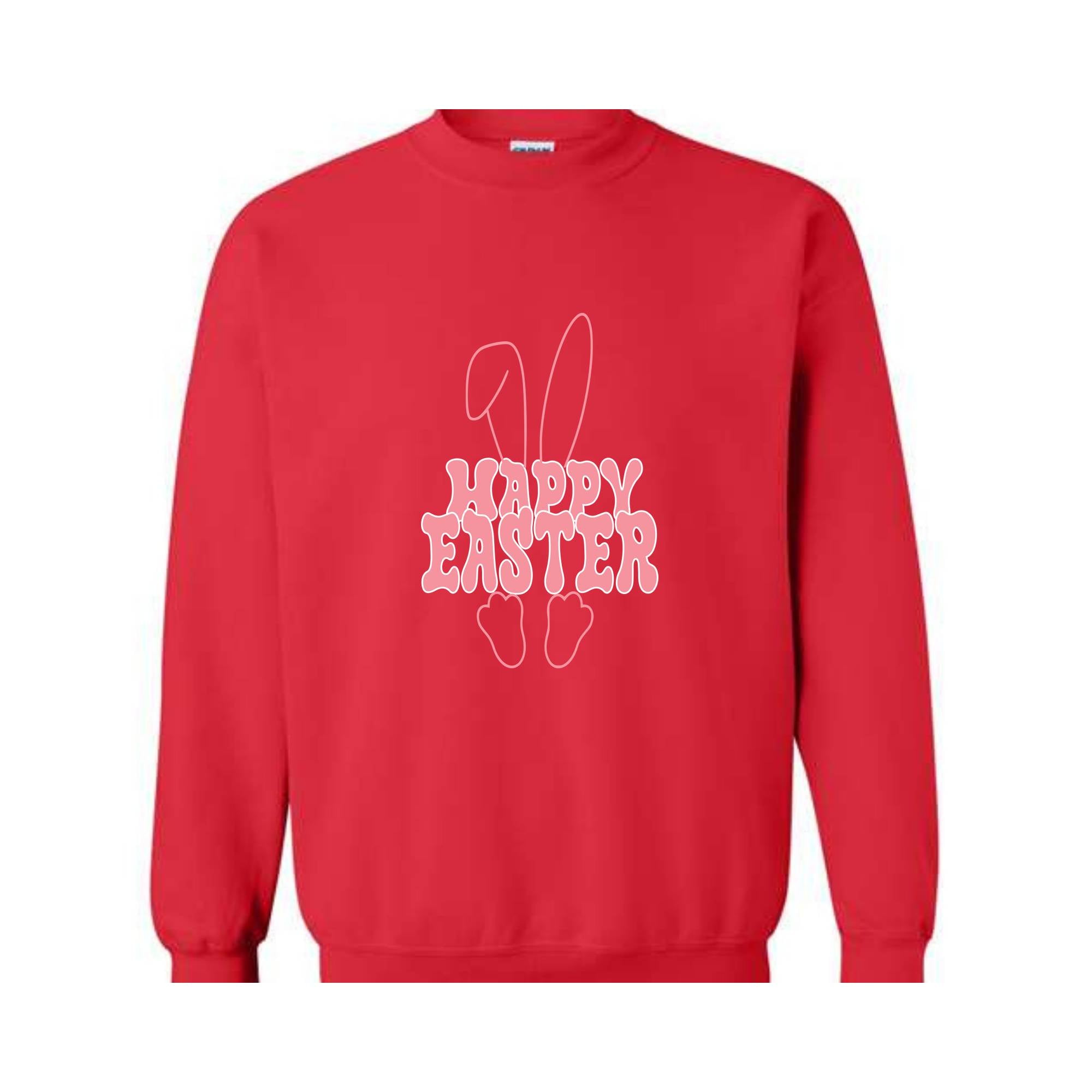 Happy Easter Sweatshirt, Easter Bunny Sweater, Cute Bunny Hoodie, Christian Easter Sweater, Easter Egg Hoodie