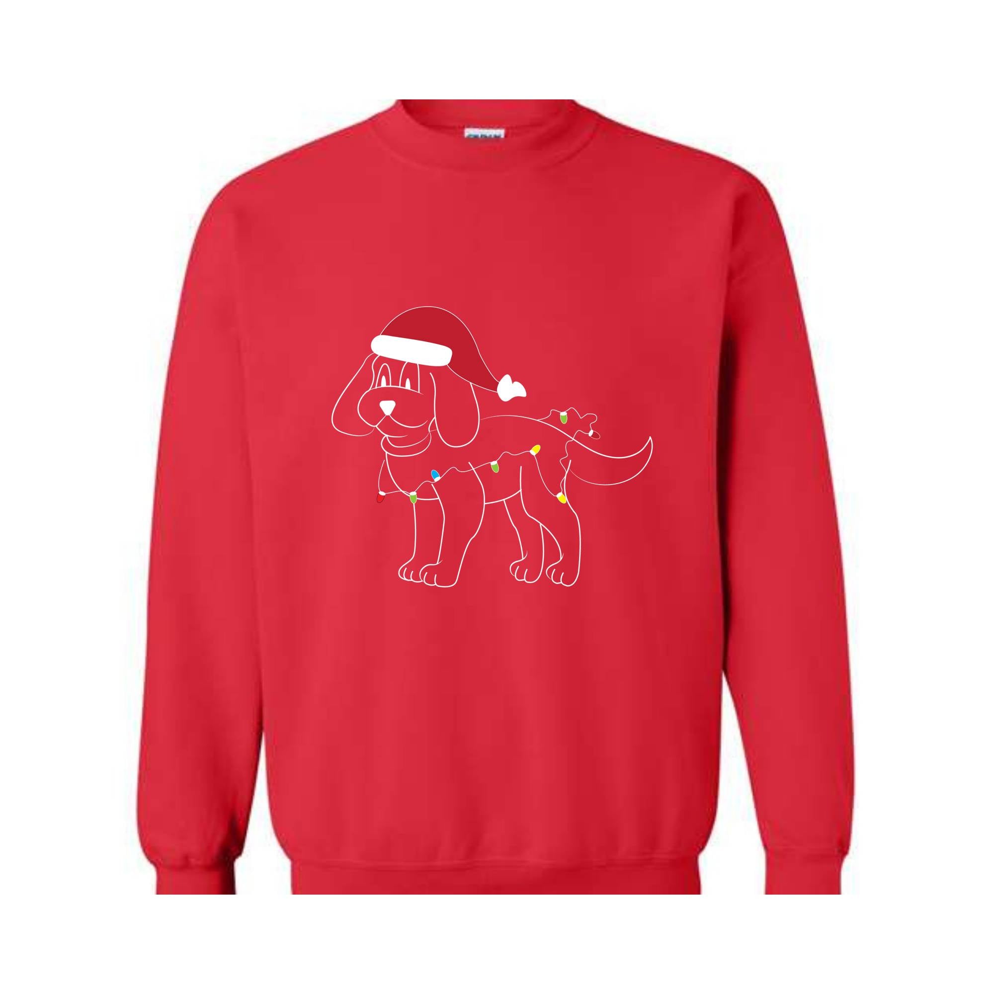 Christmas Dachshund Sweatshirt, Santa Dachshund Sweatshirt, Cute Dachshund Sweatshirt, Holiday Dachshund Sweatshirt , Dachshund Sweatshirt