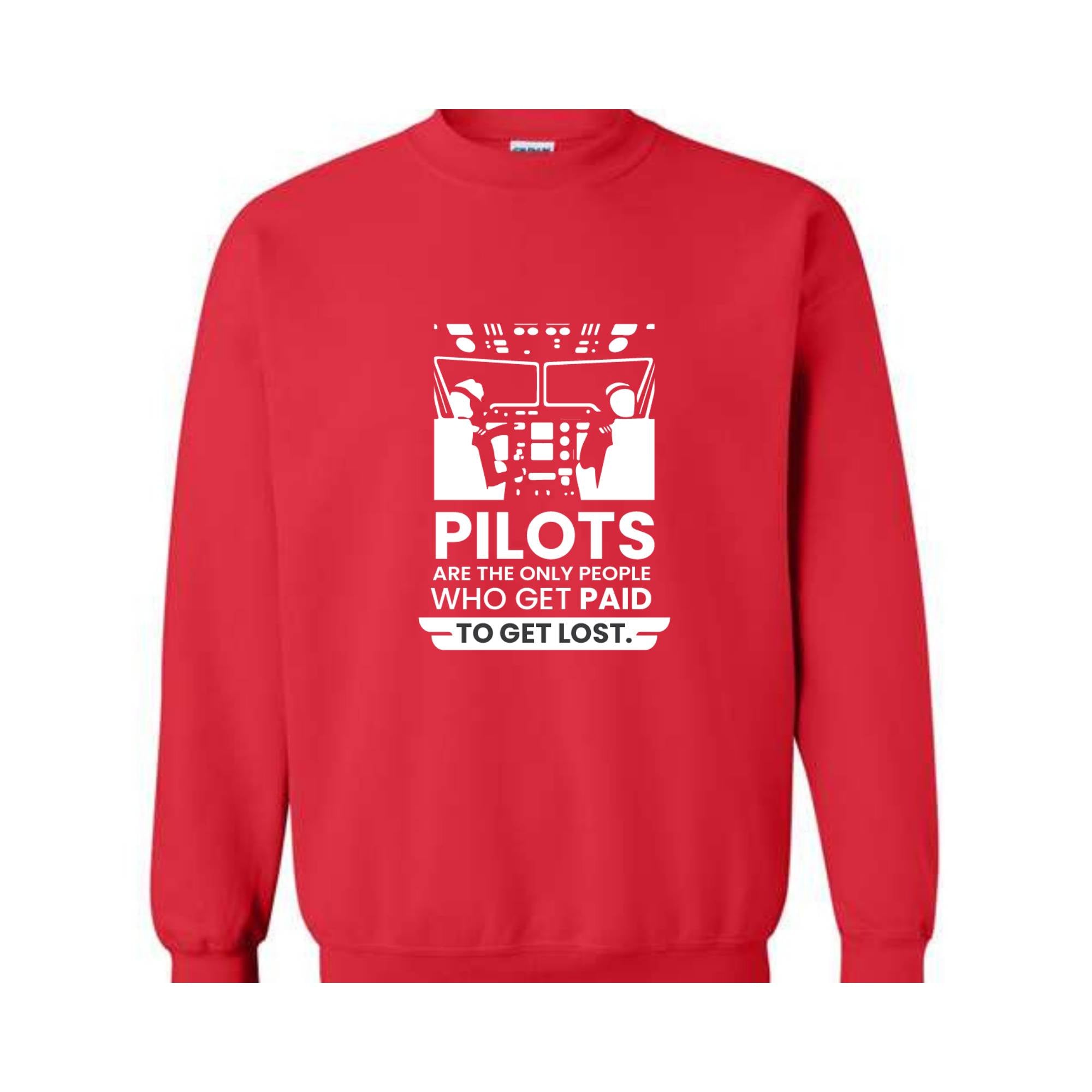 Funny Pilot Design For Men Women Airplane Airline Pilot Sweatshirt, Gift for Airplane Lover, Aviation , Funny Pilot Shirt