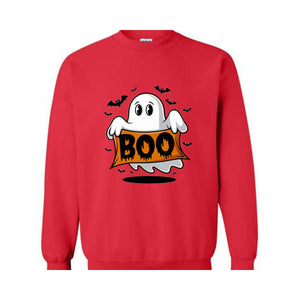 Boo Sweatshirt, Halloween Ghost Sweatshirt, Boo Shirt, Spooky Ghost Hoodie, Spooky Season Ghost Sweater, Spooky Vibes Shirt, Halloween Gifts