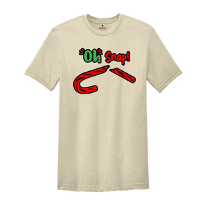 Oh Snap Broken Candy Cane Shirt, Oh Snap Shirt, Christmas Shirt, Candy Cane Shirt, Christmas Sweatshirt, Broken Candy Tee