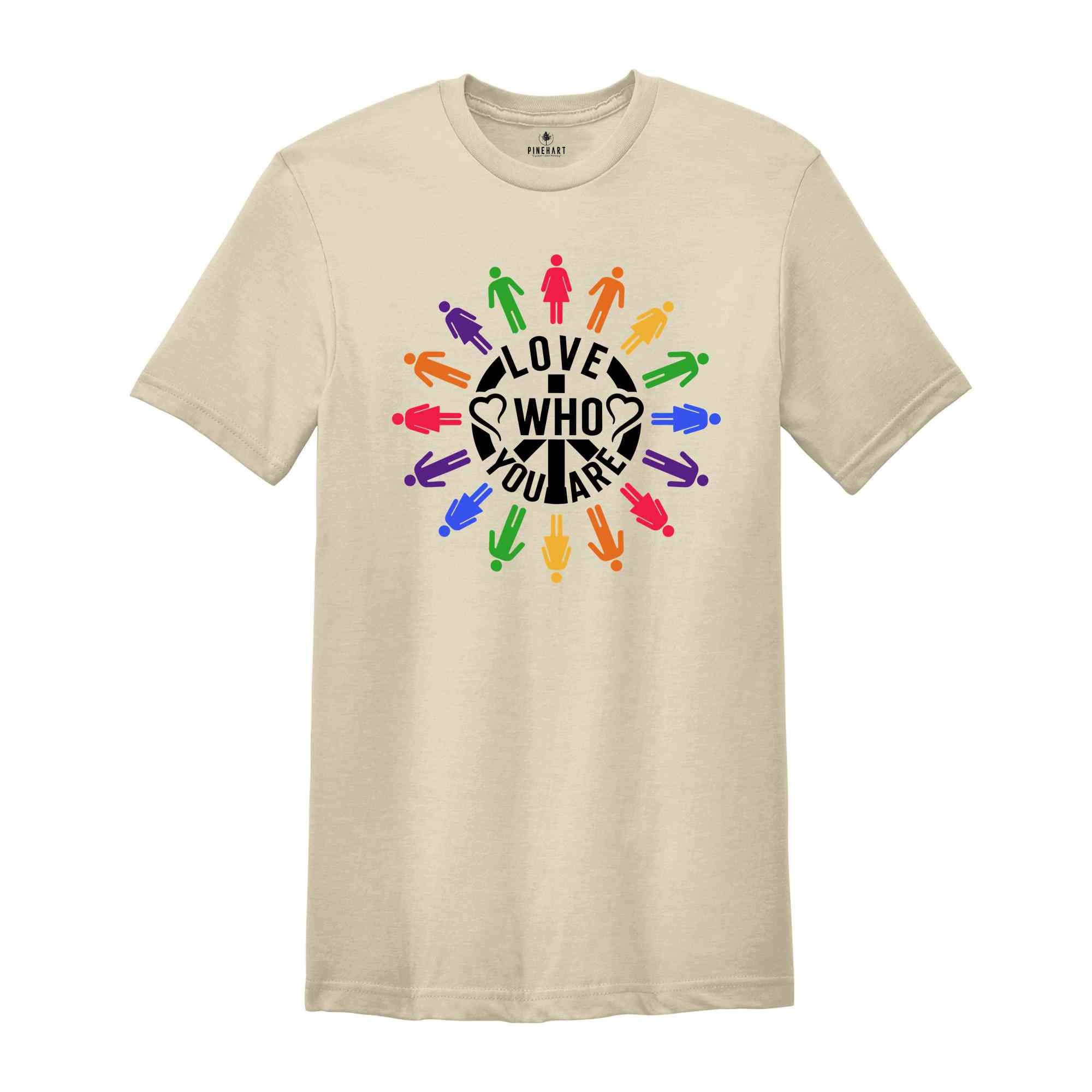 Love Who You Are Pride 2024 T-Shirt, Gay Pride Shirt, LGBT Shirt, Gay Shirt, Rainbow Shirt, Lgbt Flag Shirt, Hurts No One