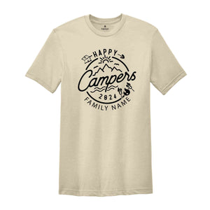 Family Happy Camper Shirt, Family Matching Shirt, Camper Shirt, Adventurer Family Shirt, Outdoor Shirt, Family Vacation, Nature Lover Shirt