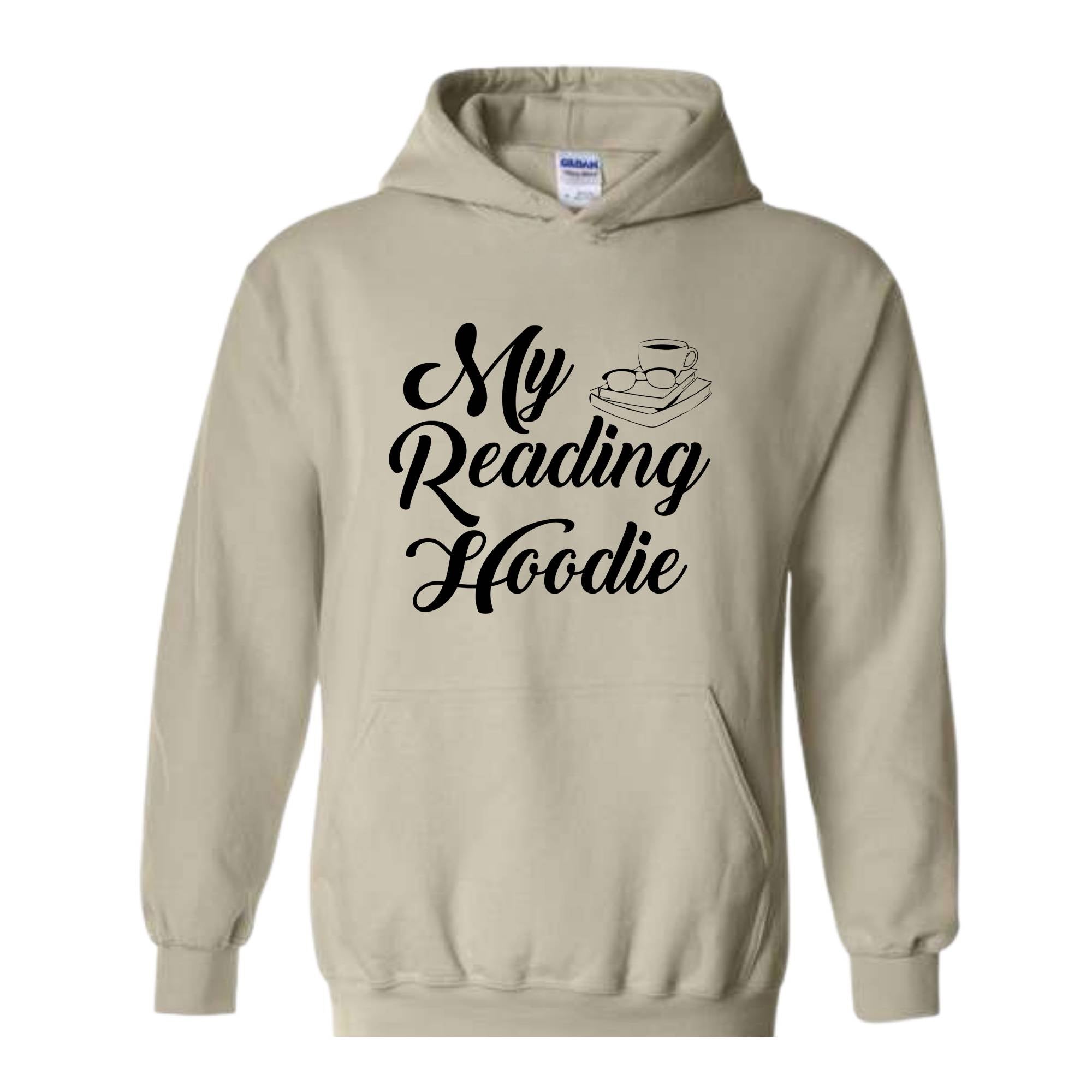 My Reading Hoodie, Cute Teacher Sweatshirt, Bookish Sweatshirt, Bookworm Hoodie, Gift for Readers, Librarian Hoodie