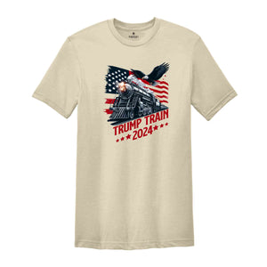 Trump Train 2024 Shirt, Funny Political T-Shirt, Donald Trump Shirt, Trump Legend Shirt, Funny Patriotic Tee