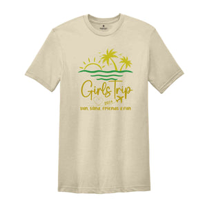 Custom Girls Trip 2024 Shirt,Girls Trip Shirts,Girls Vacation Shirt, Summer Shirt, Summer Vacation Shirt, Beach Shirt