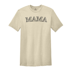 Mama Shirt, Mothers Day Tee, New Mommy Tee, Wifey T-shirt, Minimalist Mom T-Shirt, Baby Shower Tee, Maternity T-Shirt