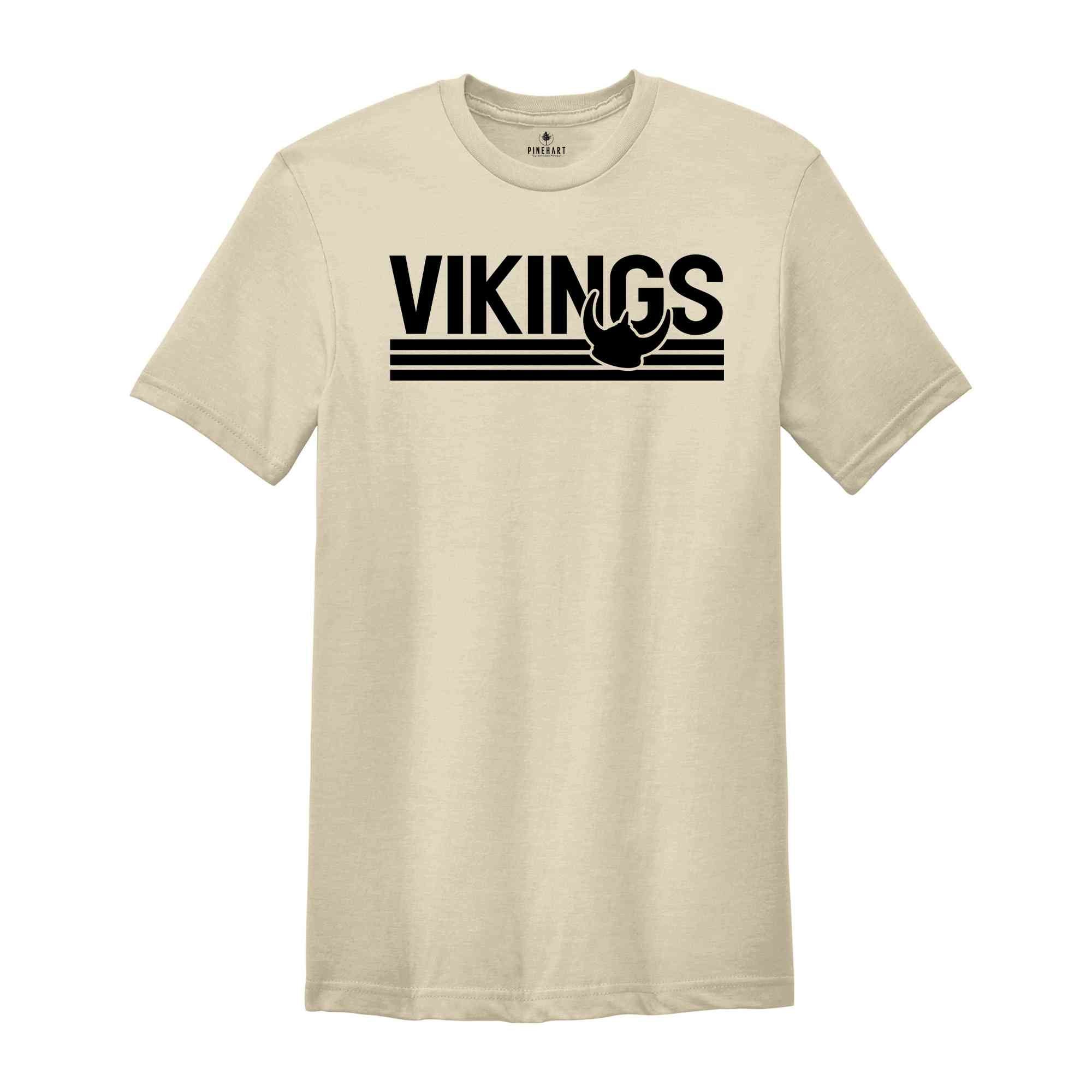 Team Mascot Vikings Shirt, Vikings Team Shirt, Vikings Team Spirit Shirt, Vikings Fan Shirt, School Spirit Shirt, Vikings Mascot Shirt