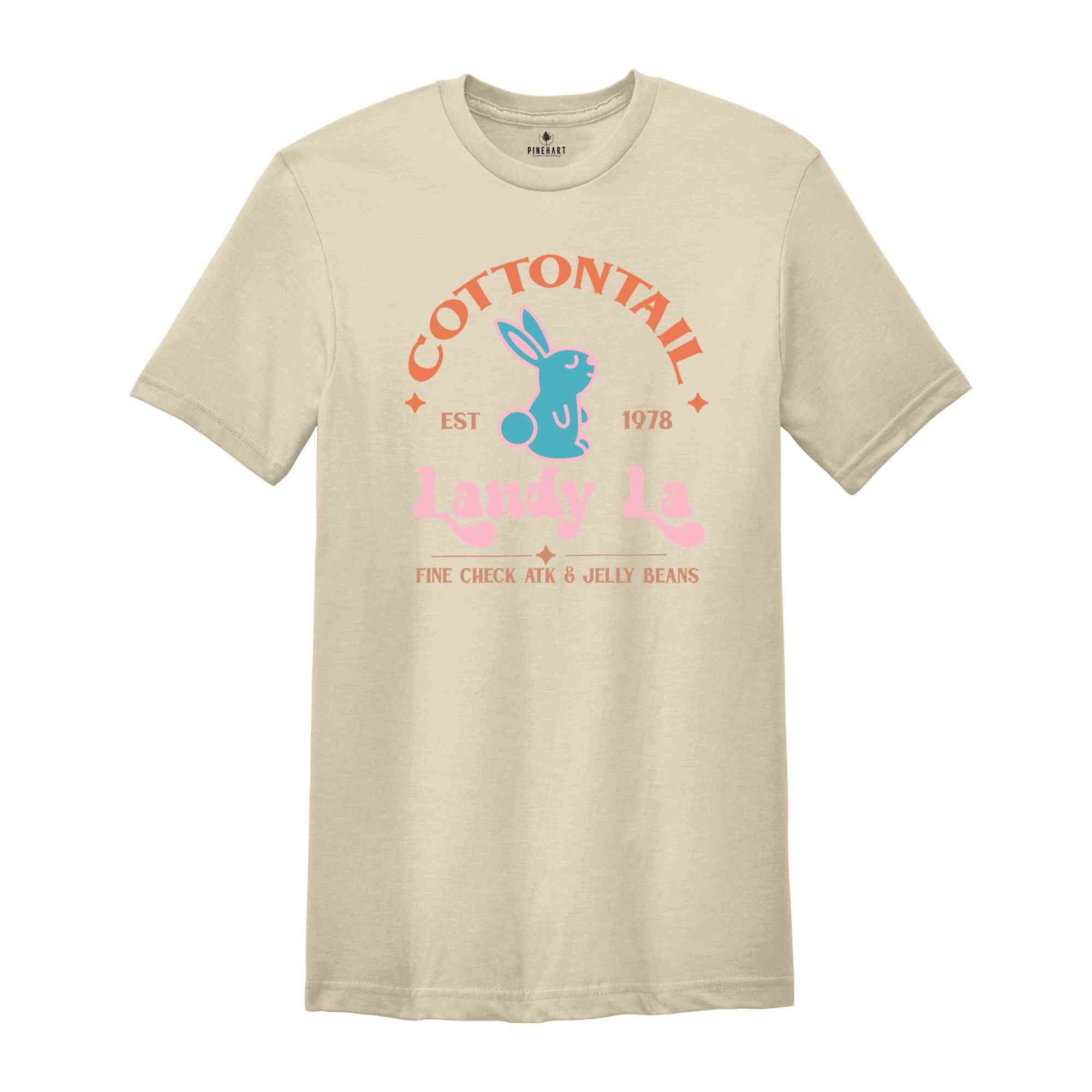 Cottontail Landy La Shirt, Jelly Beans Shirt, Funny Easter Shirt, Easter Bunny Shirt, Cotton Tail Shirt